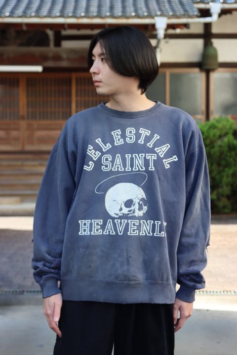 ©SAINT M×××××× スカルスウェット"NAVY"style.