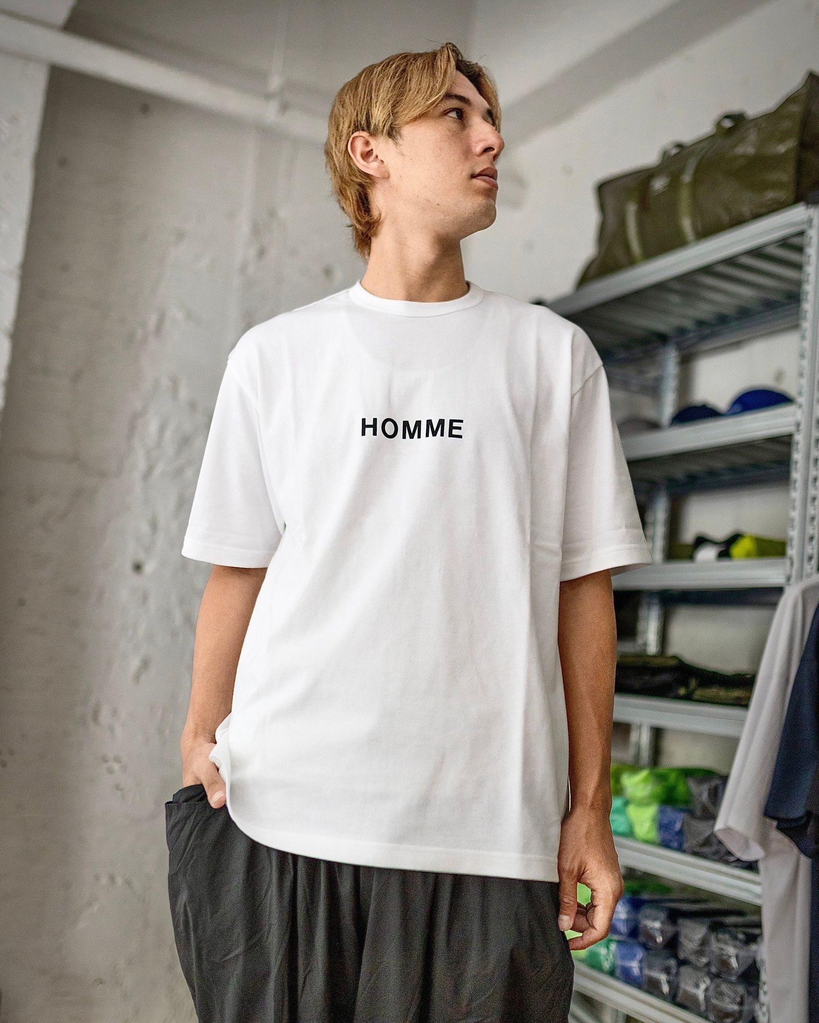 COMME des GARCONS HOMME ロゴプリントTシャツ(WHITE) スタイル 8月3日(土)発売！ | 5113 | mark