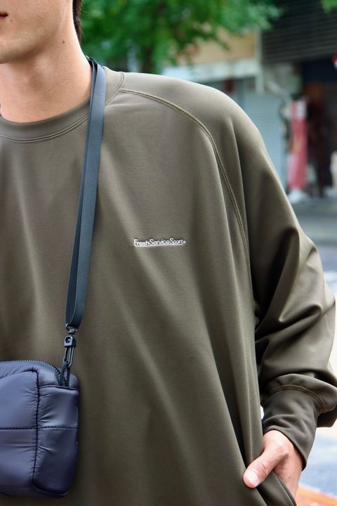 FreshServiceSport フレッシュサービススポーツ 23AW CORDURA®️FLEECE CREW NECKスタイル