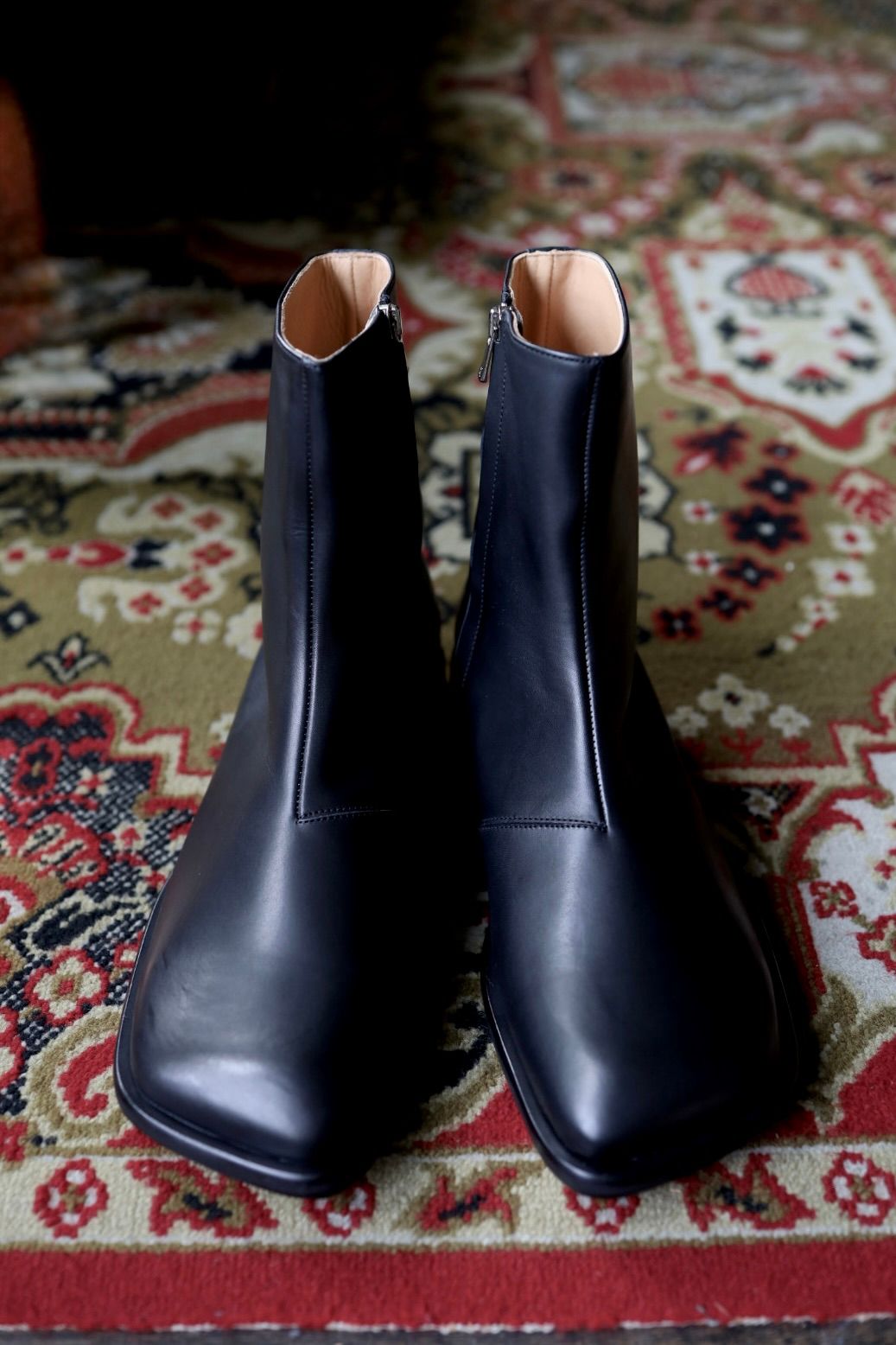 エンダースキーマ bear foot inside zip boots (zw-s-bbt)black☆8月8日(土)発売！