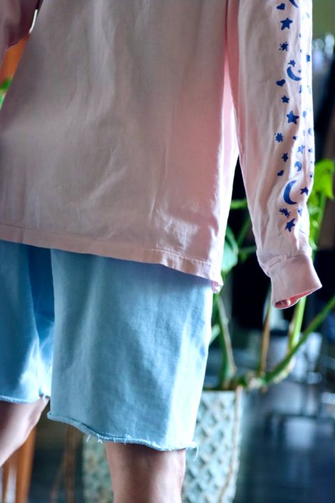©SAINT M×××××× LS TEE SAINT HOOD"PINK"style.