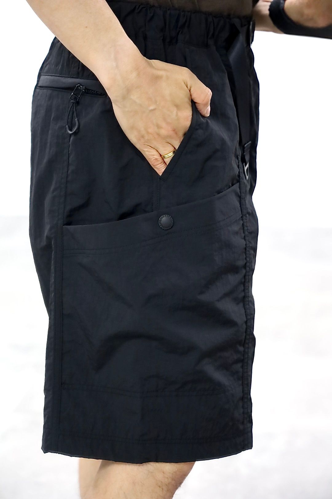 COMME des GARCONS HOMME 26SS ナイロンタッサー半袖シャツスタイル