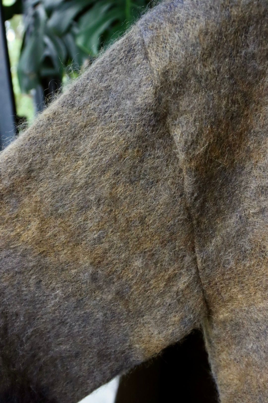 ヨーク23AW LANDSCAPE MOHAIR JACQUARD CREWNECK SWEATER(YK23FW0575S)DARK NAVY