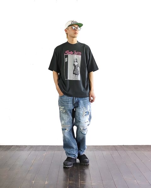 blurhmsROOTSTOCK 24SS 新作We don't like Print Tee WIDE style 2024.4.12