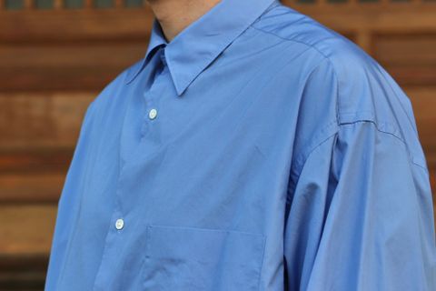 Broad L/S Oversized Regular Collar Shirt style.2021.1.17.