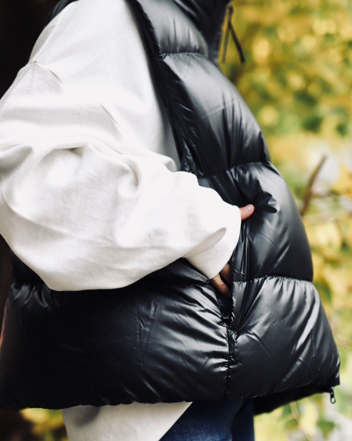 【 】Cypress パファーベスト Black Label CANADA GOOSE 新作CYPRESS PUFFER VEST BLACK LABEL style
