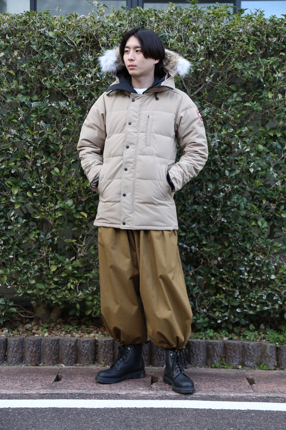 CANADA GOOSE カナダグース 新作CARSON PARKA FF(3805MA)"CAMEL" style.2020.12.20.