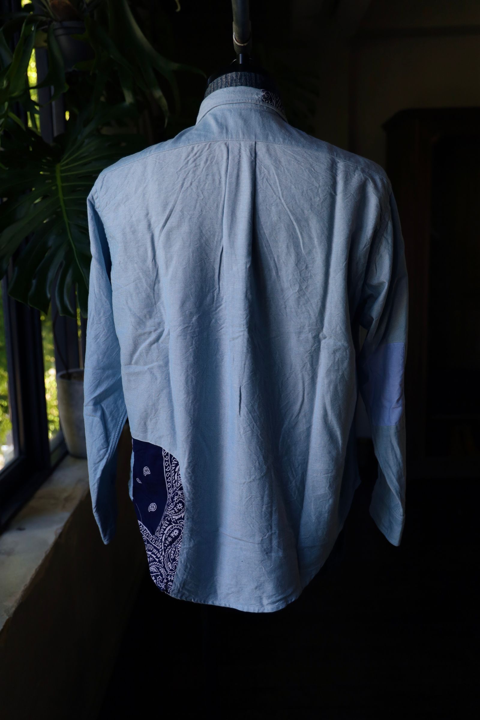 BOW WOW バウワウ OXFORD BD SHIRTS BANDANNA REPAIRED(BW242-OBSBR)KK BLUE☆10月5日(土)発売！