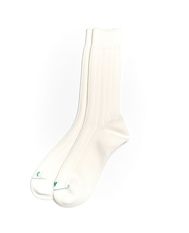 ADULT ORIENTED ROBES(アダルト オリエンテッド ローブス) 22SS AOR RIB SOX(22AOR-3-Z-001)WHITE