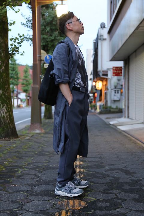 Graphpaper Garment Dyed Shop Coat & Triple Cloth Slim Chef pants Mix style.2020.8.22.