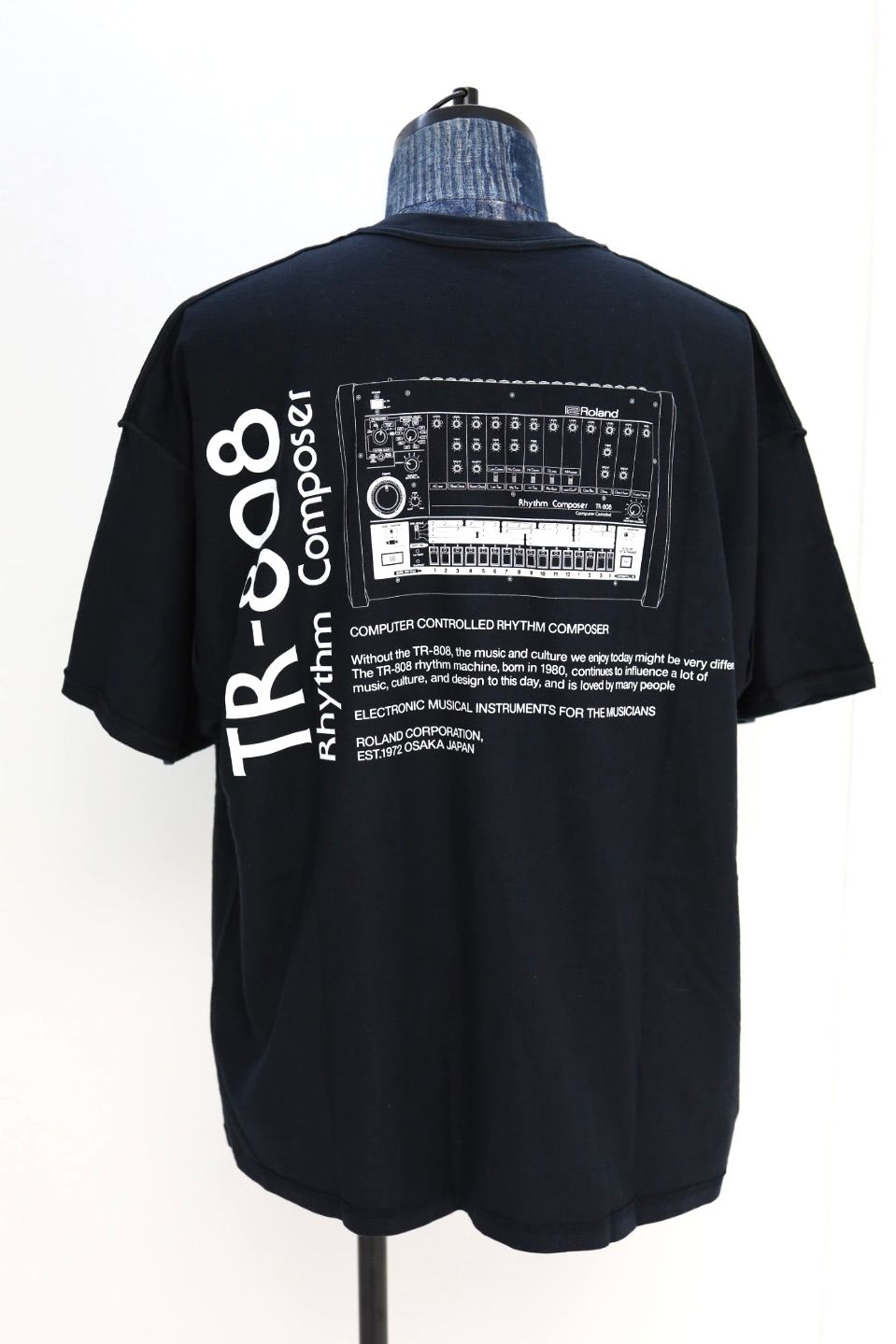 イズネスミュージック 26SS TR-808 T-SHIRTS(ISNESS MUSIC×ROLAND)(IIMP7_06_TR-808T01)BLACK☆新作発売！