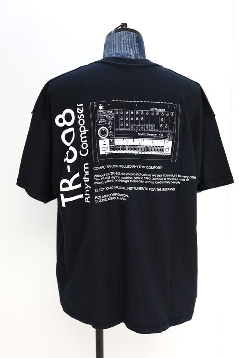 イズネスミュージック 26SS TR-808 T-SHIRTS(ISNESS MUSIC×ROLAND)(IIMP7_06_TR-808T01)BLACK☆新作発売！