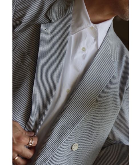 Graphpaper グラフペーパー 22SS Broad S/S Oversized Regular Collar Shirt"WHITE"スタイル.2022.5.21.