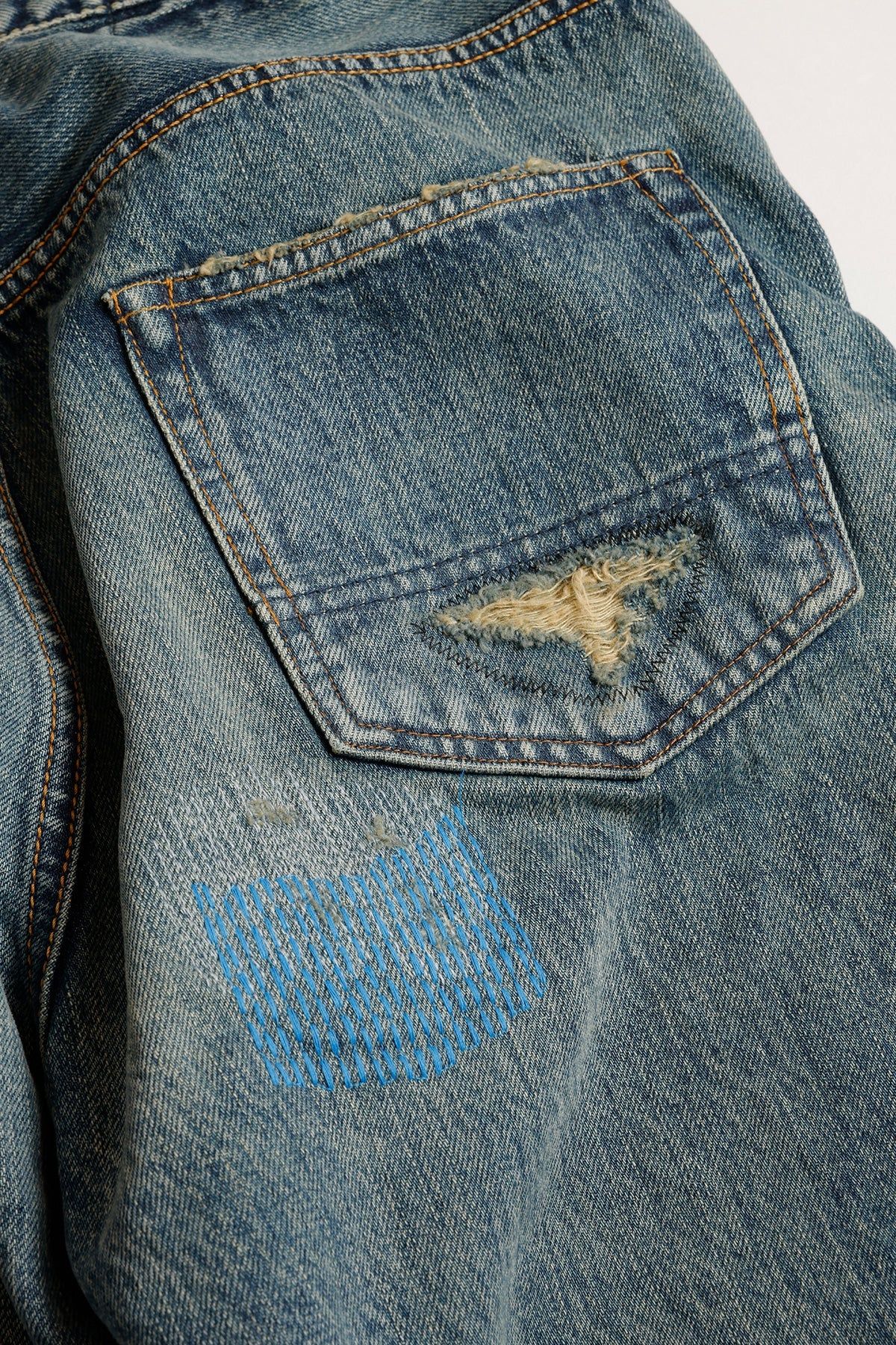 ファンダメンタル デニムパンツ CLASSIC FIT DENIM CS129 (FA25MG129)INDIGO