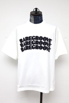 blurhms ROOTSTOCK ブラームスルーツストック 26SS RAREGROOVE Print Tee WIDE(bROOTS25S34S26B)WHITE x BLACK☆4月17日(金)新作発売！