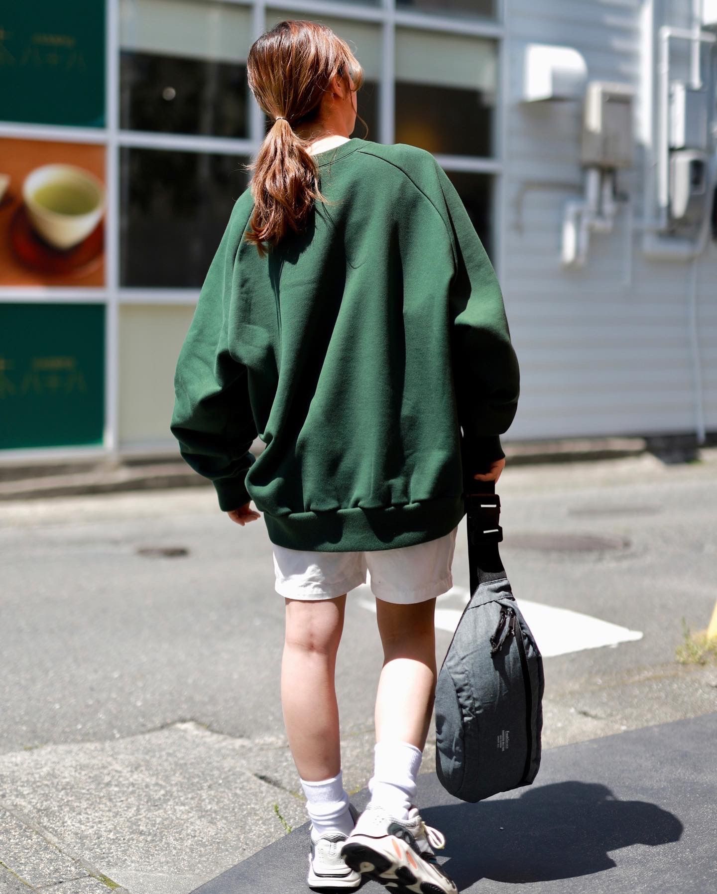 VIBTEX for FreshService SWEAT CREW NECK PULLOVER"GREEN"スタイル