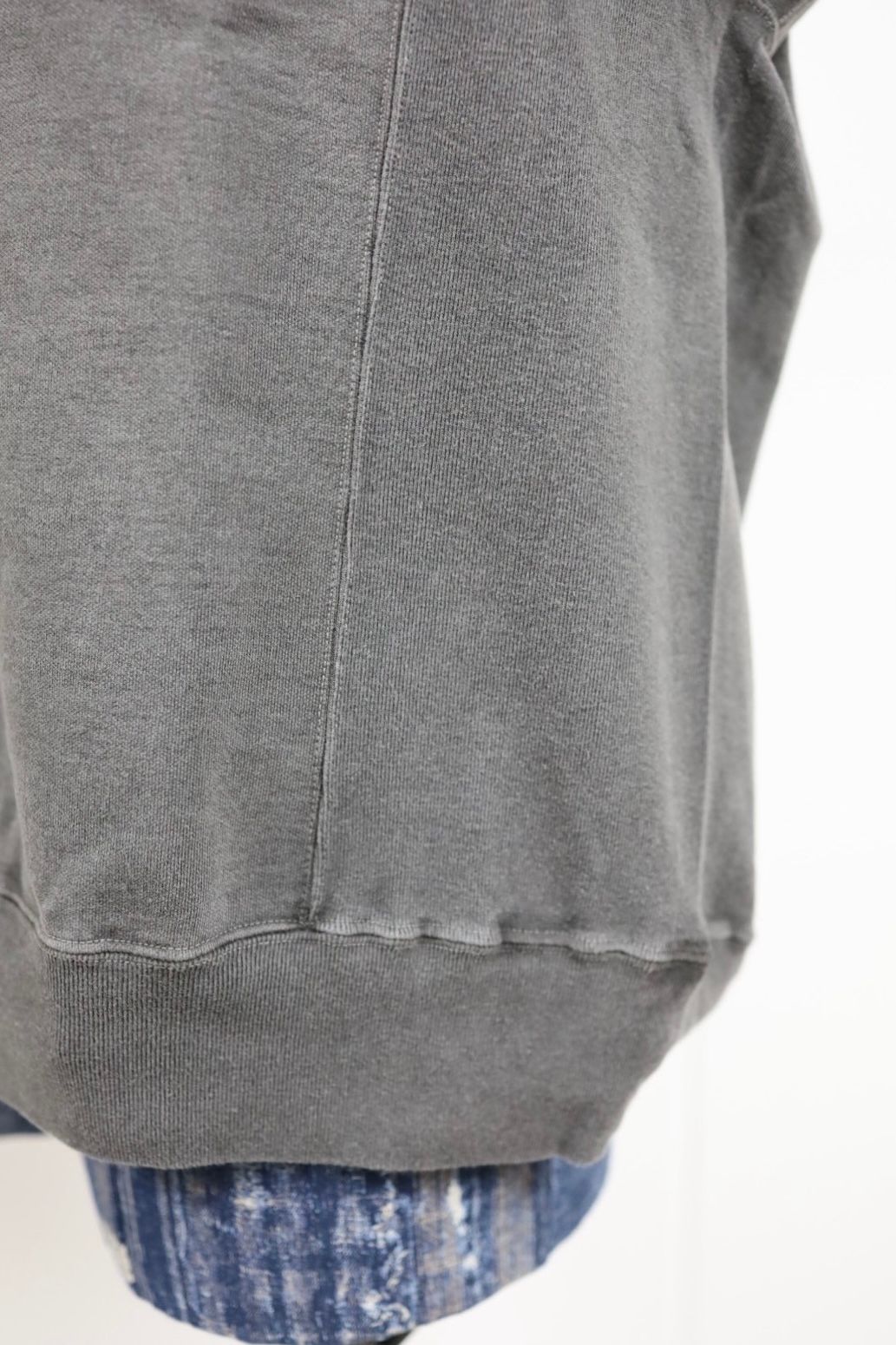 blurhms ブラームス 26SS Light Sweat Panel P/O(BHS26S032)Black pigment over dye☆1月23日(金)新作発売！