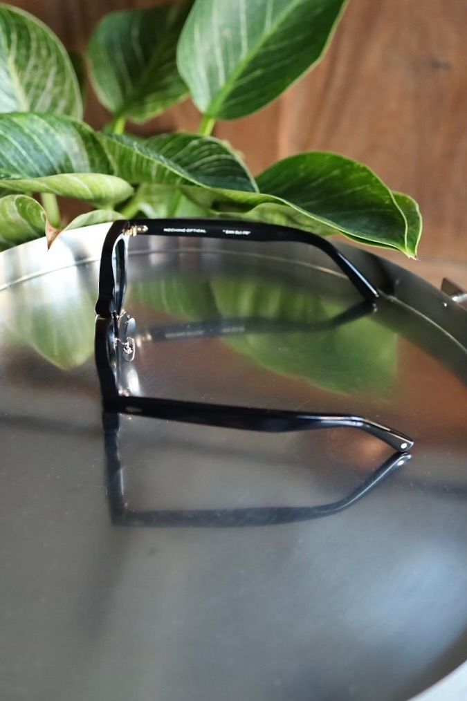 ノチノオプティカル "SANSUI FR" #1.GLOSS BLACK × CLEAR to GREY (調光モデル)☆11月22日(土)再入荷！