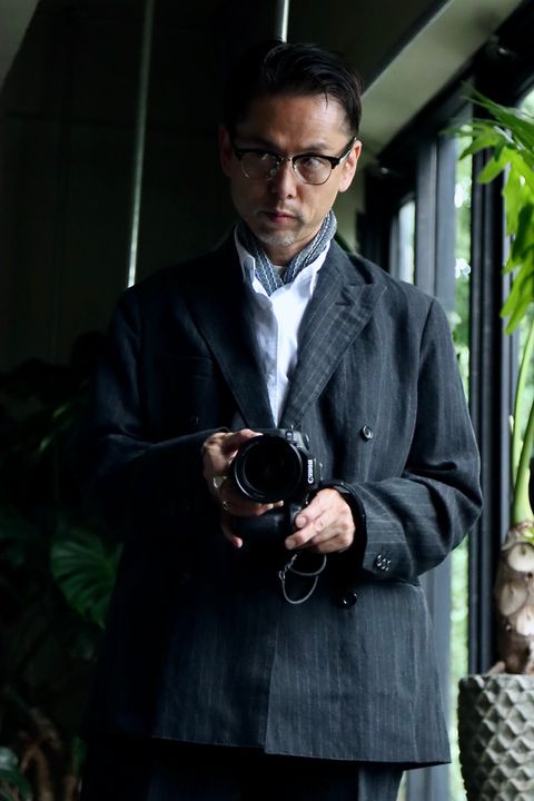 A.PRESSE アプレッセ22FW Double Breasted Jacketスタイル