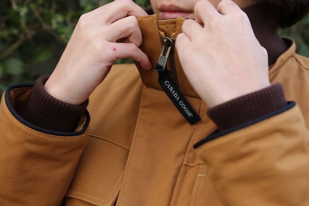 CANADA GOOSE×JUNYA WATANABE MANより、綿ダックコラボレーションダウンジャケット "BROWN" style.2020.12.5
