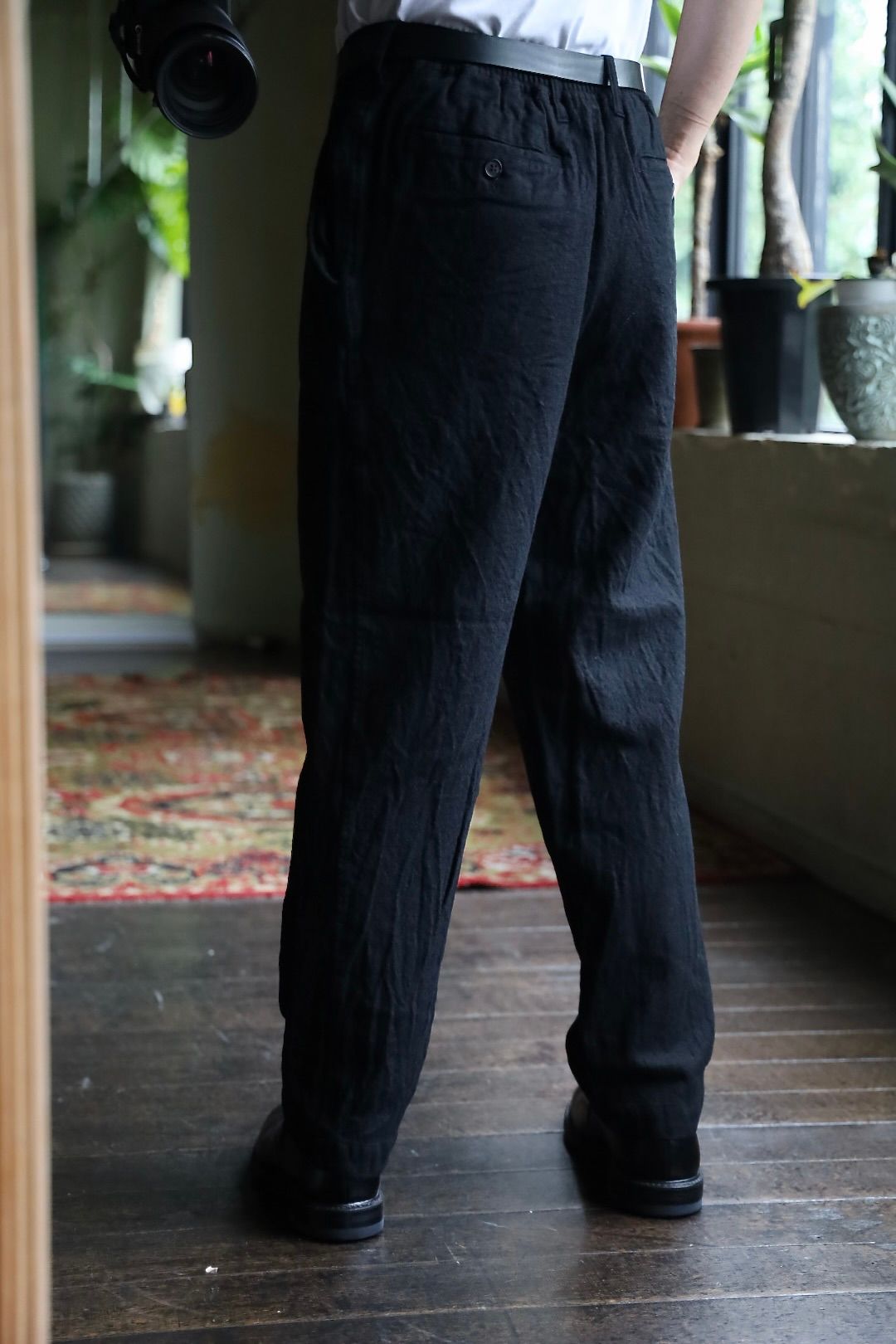 COMME des GARCONS HOMME 26FW ウールサージ製品縮絨3Bジャケットスタイル