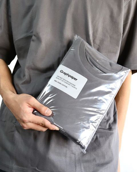 グラフペーパー24SS 新作2-PACK S/S TEE style 2024.3.1