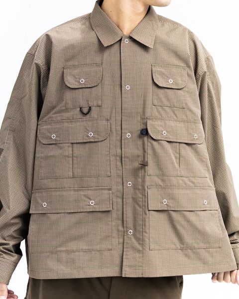 DAIWA PIER39 TECH MULTI FISHING POCKET MIL BDU SHIRT L/S(BROWN GREY)1月24日(土)新作発売！