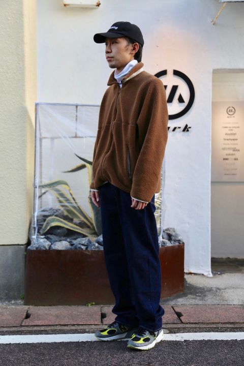 Graphpaper Wool Boa Zip-Up Blouson Style.2020.12.28.
