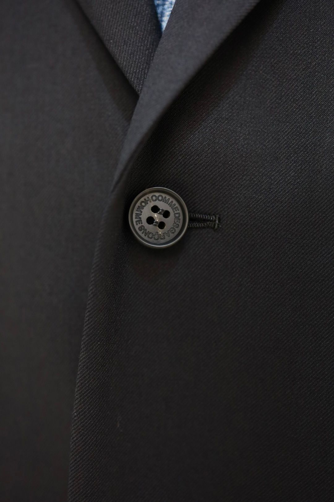 コムデギャルソンオム26SS ウールギャバジャケット(HQ-J009-051)BLACK☆2月6日(金)発売！