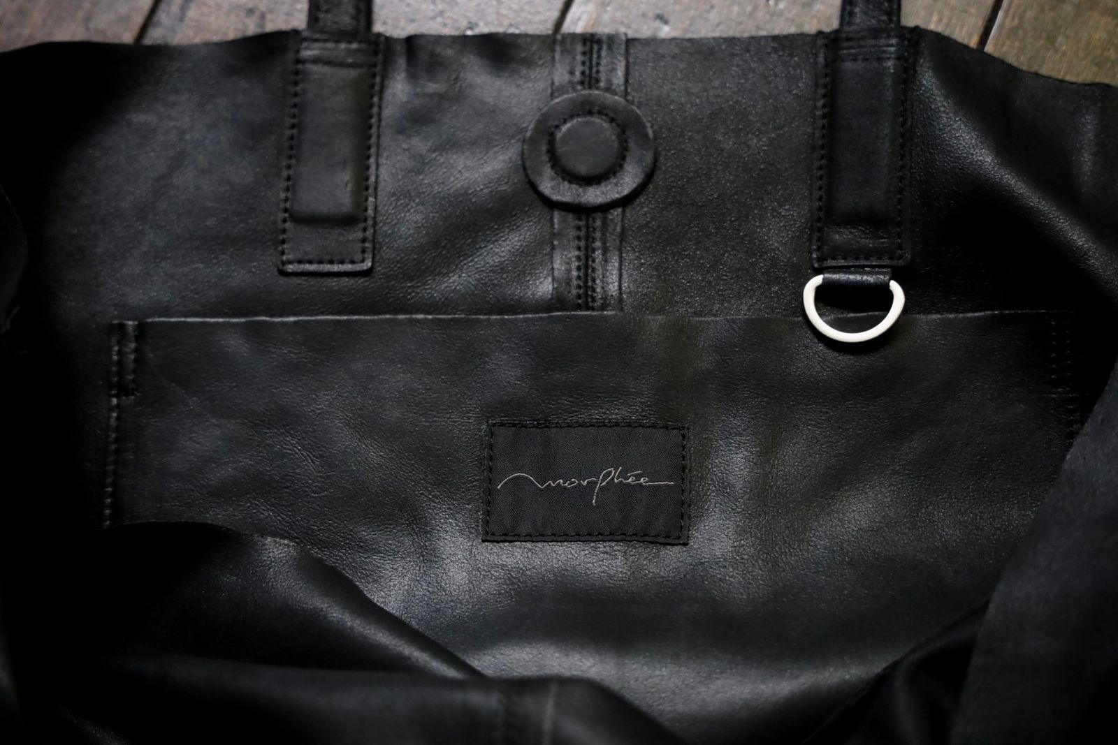 Morphee / モルフェ  トートバッグ BIG TOTE TYPE1 (XL Size) BLACK