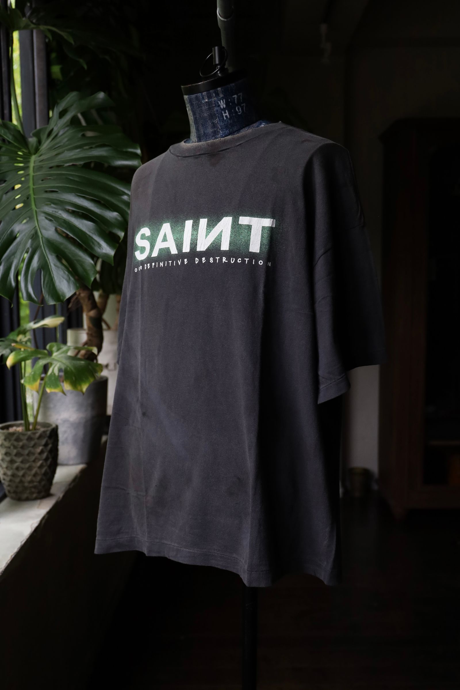 セントマイケル24AW SAINT SS TEE(SM-YS1-0000-001)BLACK