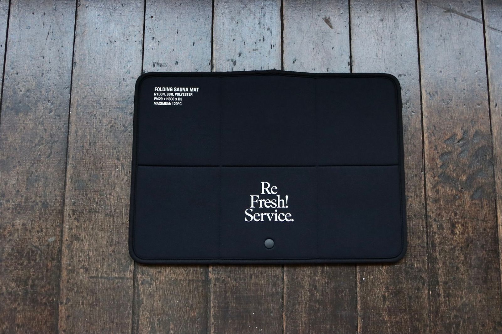 フレッシュサービス ReFresh!Service. “FOLDING SAUNA MAT”(BLACK)☆8月2日(土)再入荷！