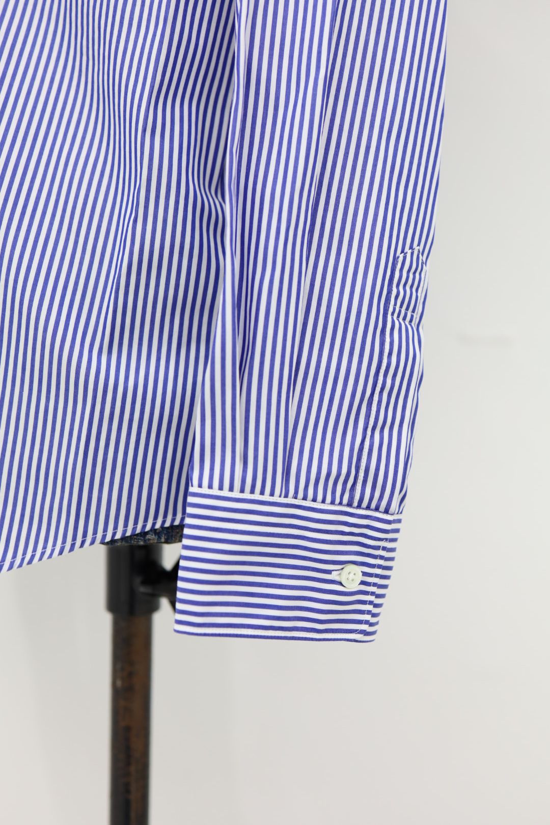 グラフペーパーシャツ Broad Stripe Regular Collar Shirt (GM264-50021STB)BLUE STRIPE☆10月31日(土)発売！