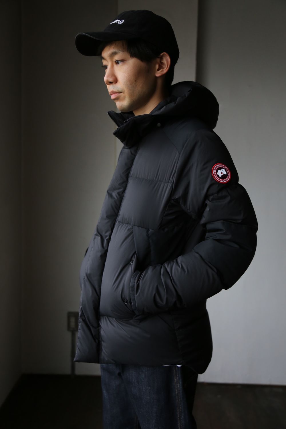 CANADA GOOSE ARMSTRONG HOODY"BLACK"Style.2020.11.2.