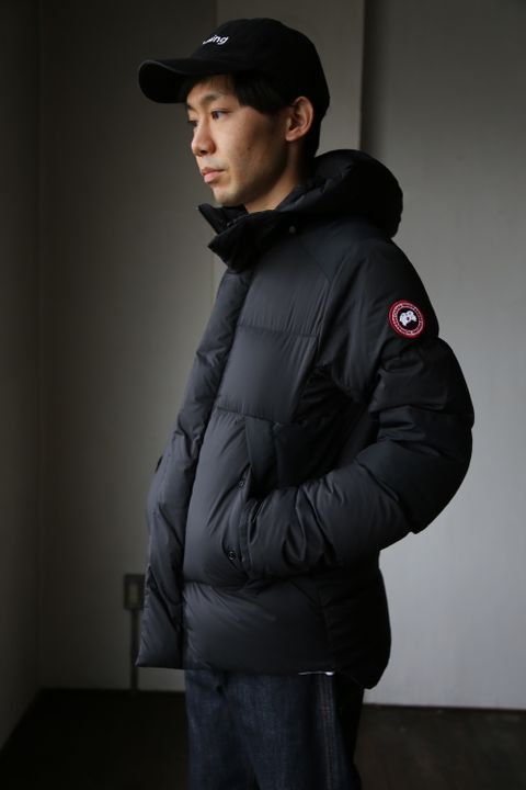CANADA GOOSE ARMSTRONG HOODY"BLACK"Style.2020.11.2.