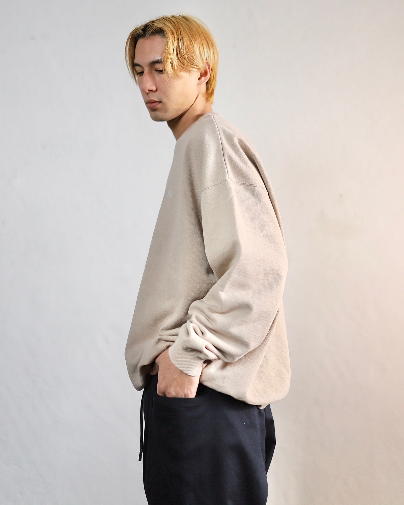 S.F.C 24SS SFC CREW (SFCSS24CS02)Washed Beige