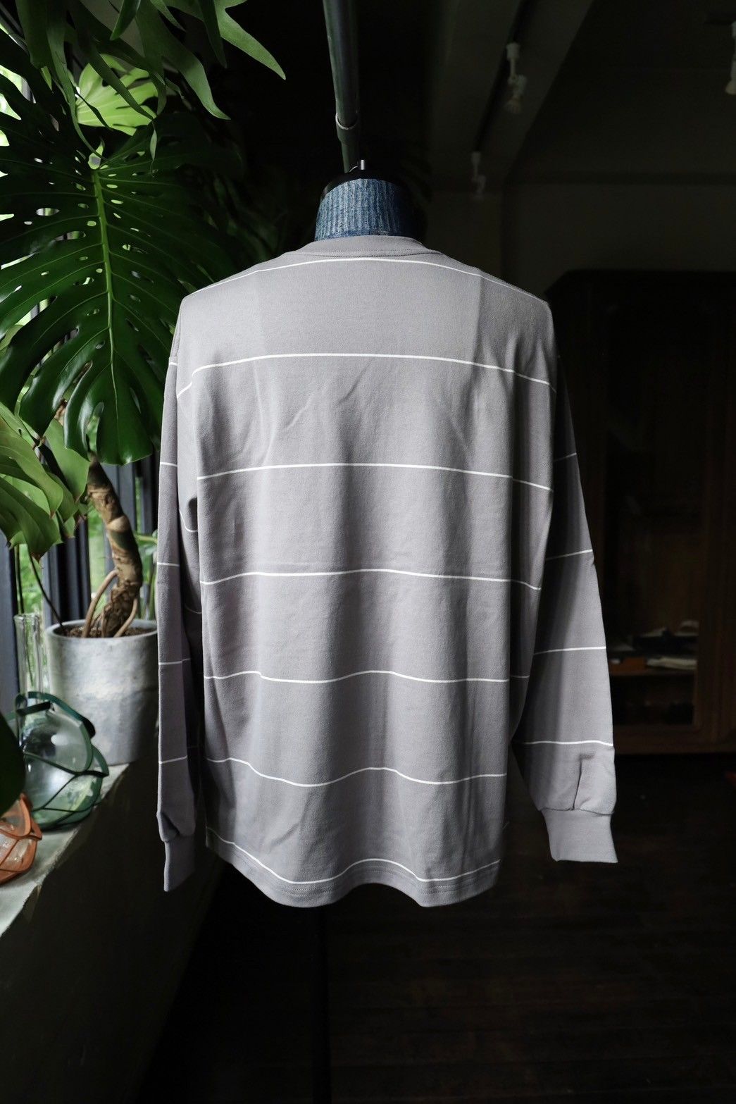 FreshService PIN BORDER L/S TEE(FSC261-70261)GRAYxWHITE ☆2月14日(土)新作発売！