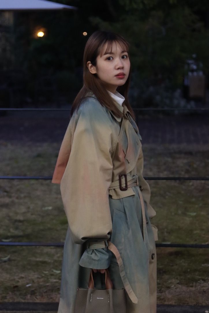 YOKE 新作SPRAY PRINTED TRENCH COAT style.2023.1.24 | 3134 | mark YOKE 新作SPRAY PRINTED TRENCH COAT style.2023.1.24 | 3134 | mark