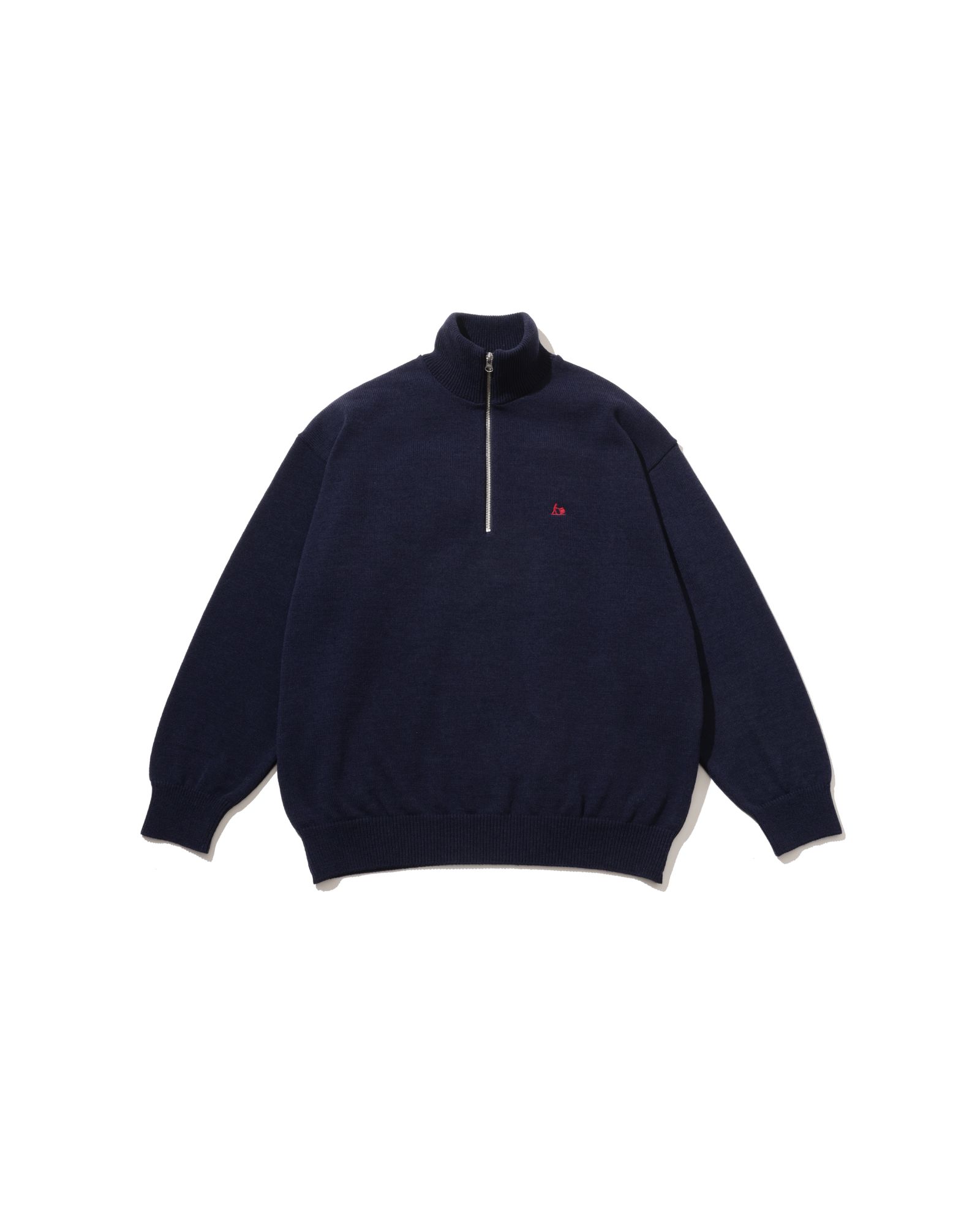 フレッシュサービス 26AW THERMAL JERSEY HARF ZIP KNIT(FSC263-80009)NAVY☆10月17日(土)新作発売！