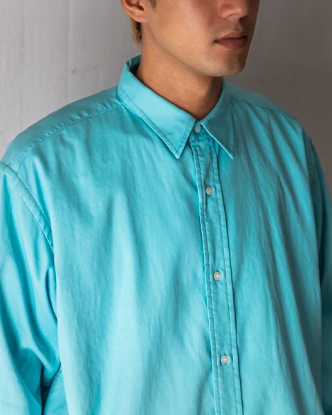 A.PRESSE Double Weave Twill Regular Collar Shirt スタイル !