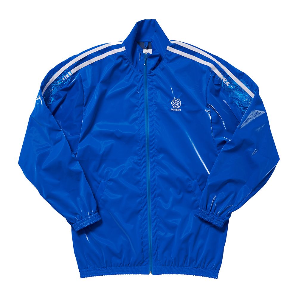 doublet - ダブレット24SS LAMINATE TRACK JACKET (24SS11BL187) BLUE 