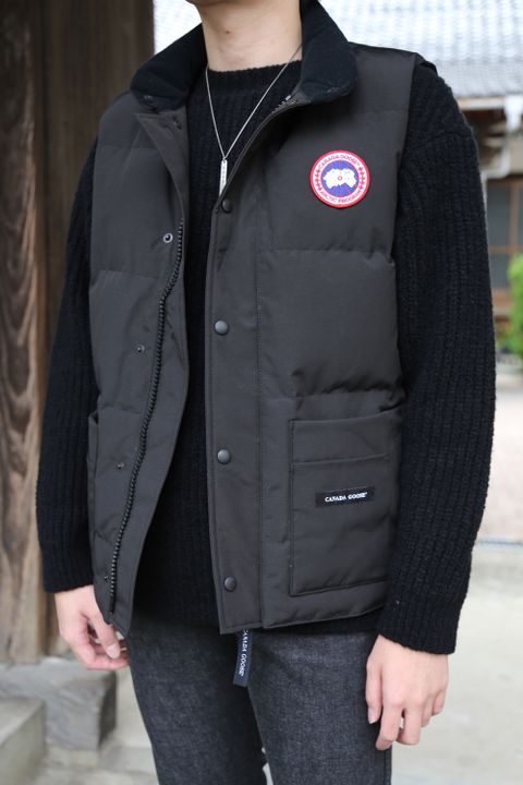 CANADA GOOSE CANADA GOOSE FREE STYLE CREW VEST(4154M)"BLACK"style.2020.10.10.