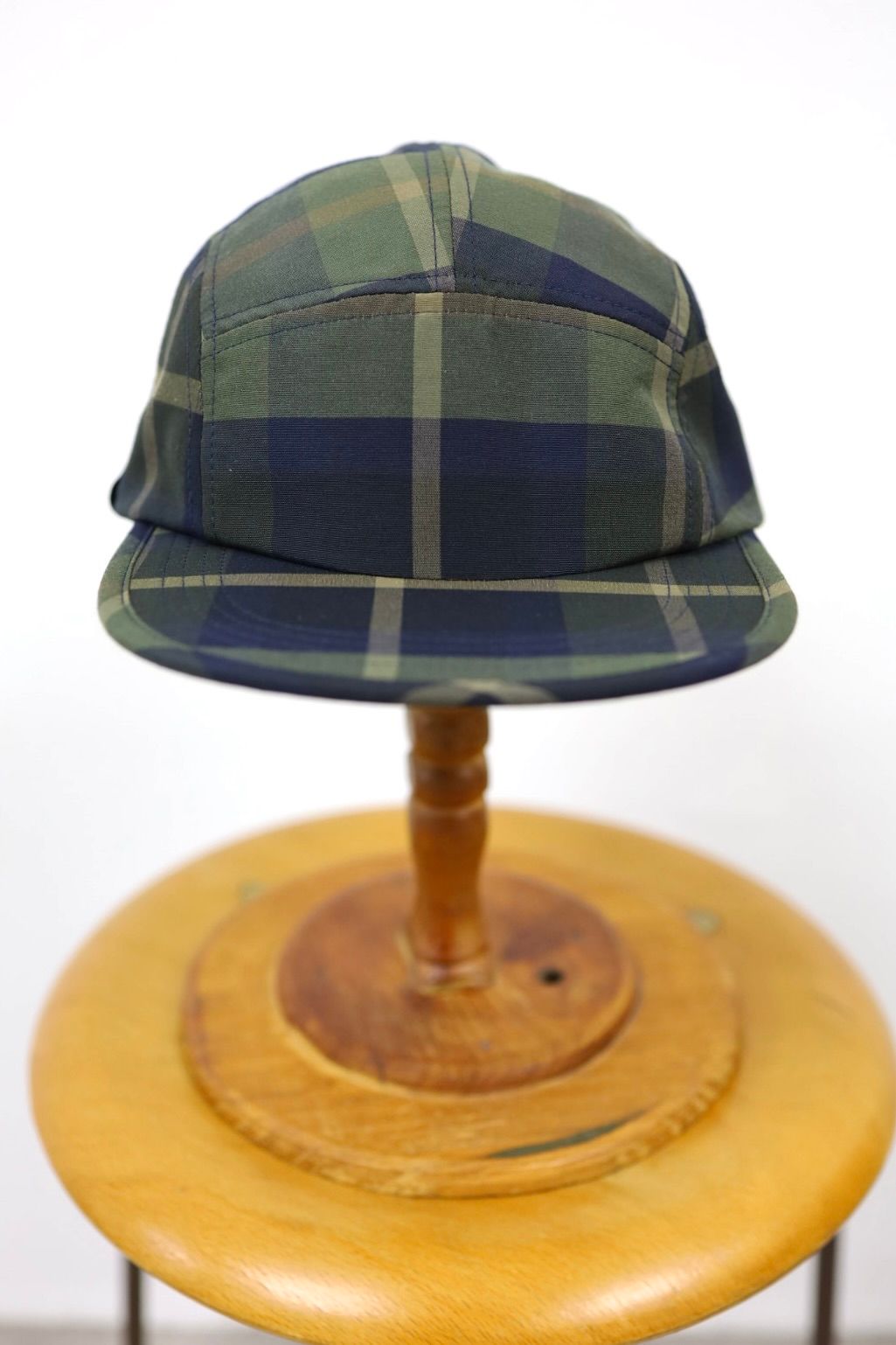 コムデギャルソンオム26SS BRIEFINGコラボ 綿エステルチェックCAP(HQ-K602-051-1)KHAKI/BROWN★4月3日(金)発売！