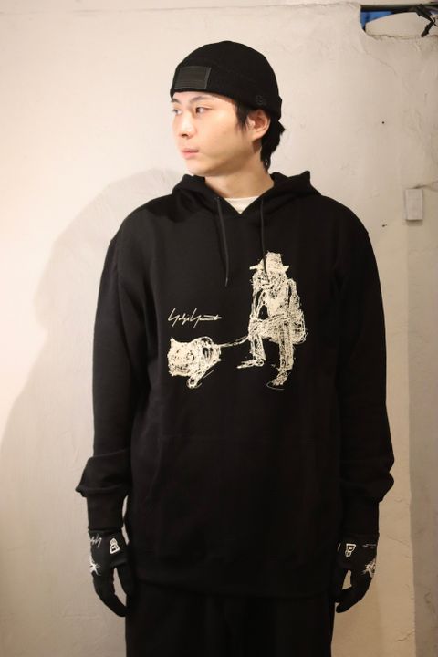 Yohji Yamamoto×New Era 朝倉優佳 山本耀司&愛犬フーディー style.2021.11.14.