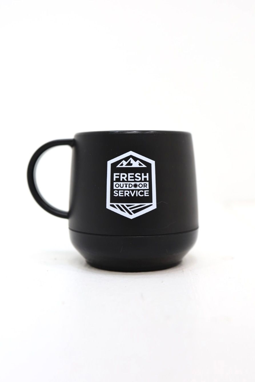 フレッシュサービス PLASTIC THERMO MUG(FSP262-99063)BLACK