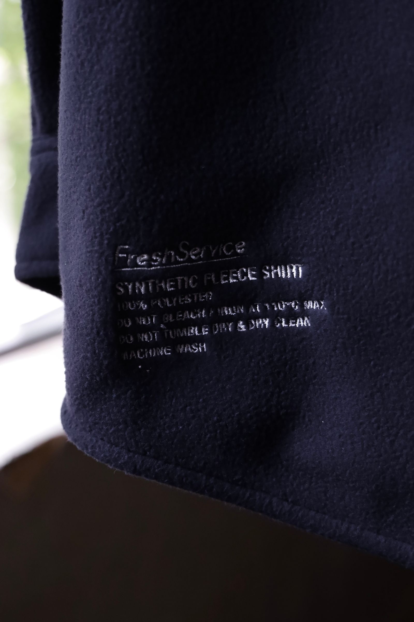 フレッシュサービス SYNTHETIC FLEECE SHIRT(FSC243-30094)NAVY