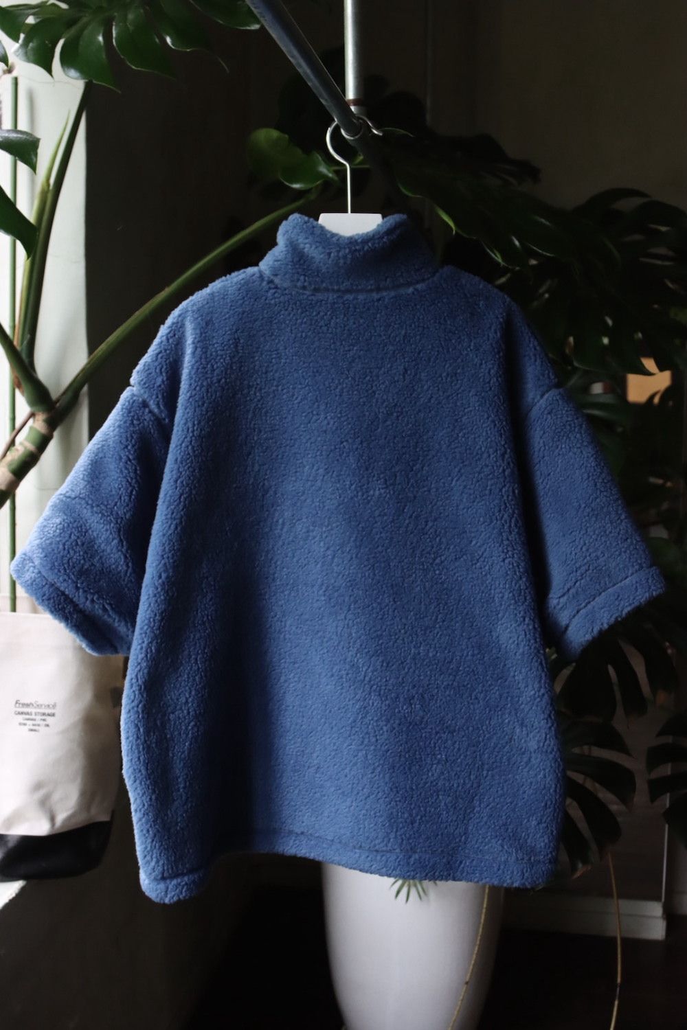 イズネス 22AW FLEECE T SHIRT (1004AWCS06)BLUE
