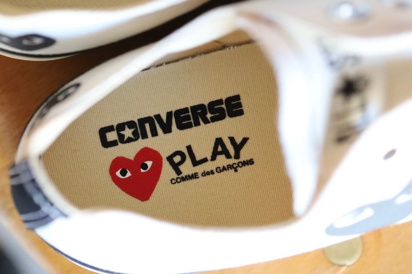 プレイコムデギャルソン PLAY CONVERSE CHUCK TAYLOR(AZ-K125-001-2)WHITE