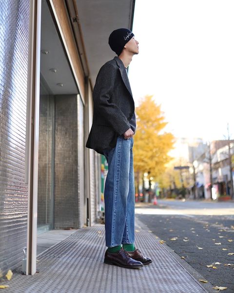 A.PRESSE アプレッセ 2024 Style1 Washed Denim Pantsスタイル