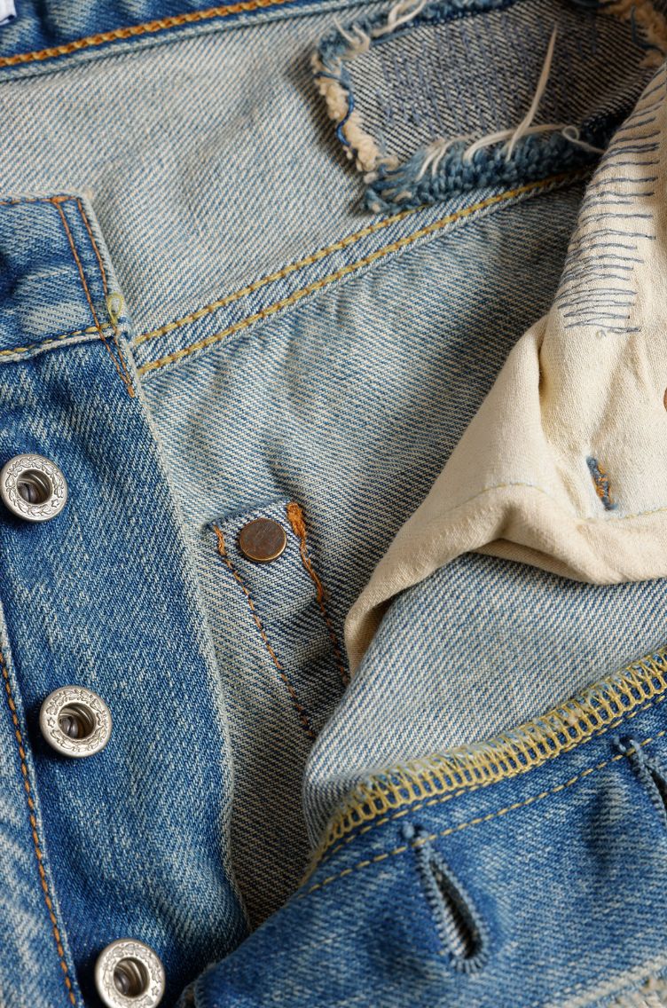 ファンダメンタル デニムパンツ CLASSIC STRAIGHT DENIM CS123 (FA25/MG123)INDIGO